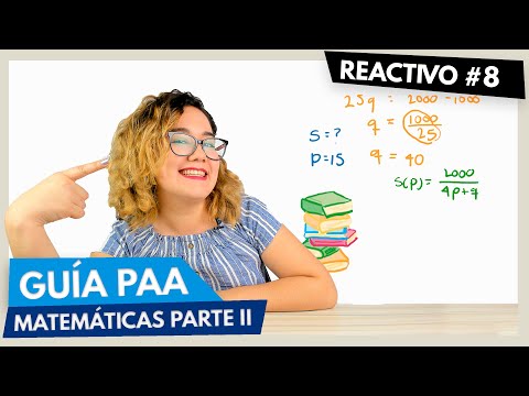 Guía UDG | Guía PAA resuelta | Reactivo #8 | Matemáticas | Ejercicios de repaso