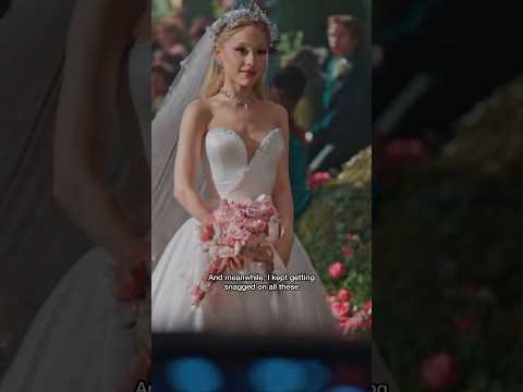Ariana struggled with wedding scene from wicked for good