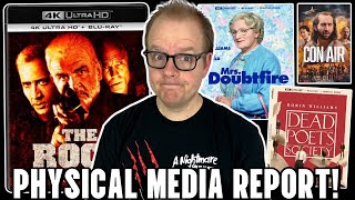 The Rock, CON Air, And Mrs. DOUBTFIRE On 4K! | The Physical MEDIA Report #330