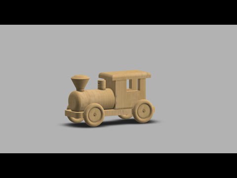 TOY WOODEN TRAIN Part 6 - Completion Boiler | Fusion 360 MosPolytech's Study Project