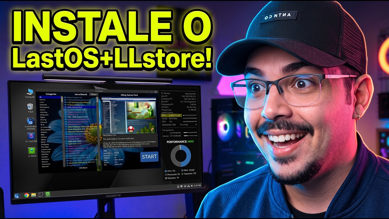Ressuscitei meu PC Velho com esse Sistema (Como Instalar o LastOS)