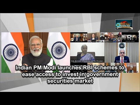 Indian PM Modi launches RBI schemes to ease access to invest in government securities market