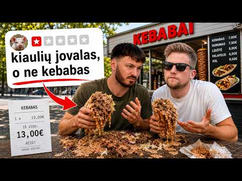 Išbandėme BLOGIAUSIĄ Kebabą Lietuvoje