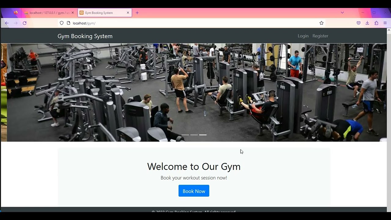 PHP MySQL Bootstrap - Online Gym Management System (Source Code)