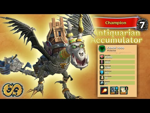 NEW CHAMPION ARENA 7 BRAWLER ANTIQUARIAN ACCUMULATOR - Grade 1000 Showcase | Dragons: Rise of Berk