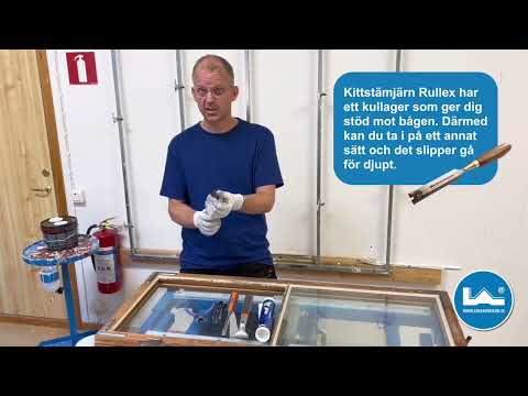 Hur man tar bort modernt fönsterkitt med kittstämjärn