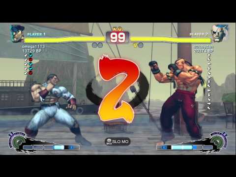 scrubydan [Sagat] vs omega1113 [Bison] SSF4 Japanese Online Ranked Matches - TRUE-HD