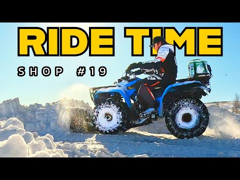 It Dumped So Much Snow at the Shop… Time to Ride! | Shop Setup #13