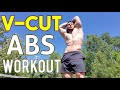 Outdoor V-Cut Abs Workout