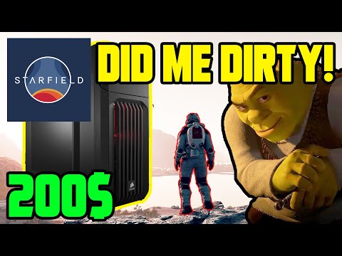 I Bought a 200$ Starfield Gaming PC...