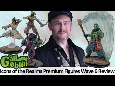 Icons of the Realms Premium Figures (Wave 6) Review - WizKids D&D Prepainted Minis