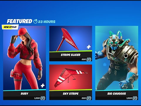 Fortnite Item Shop New RUBY Style - January 9th, 2022 - Fortnite Battle Royale