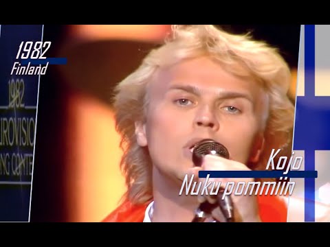 eurovision 1982 Finland 🇫🇮 Kojo - Nuku pommiin ᴴᴰ