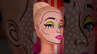 Download lagu barbie teaches me how to makeup 🤯💖 #shorts #youtubeshorts #makeup #barbie #bloomingkashish mp3