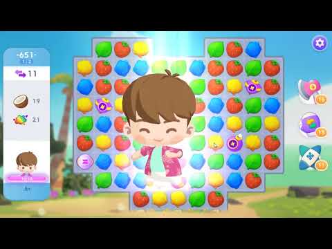 BTS Island: In the SEOM Level 651 - NO BOOSTERS GAMEPLAY 🎵 | SKILLGAMING ✔️