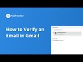 How To Verify An Email In Gmail Tips With Hunter Io Step By Step Tutorial