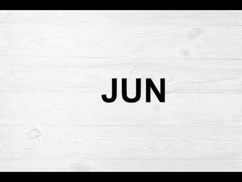 How To Pronounce Jun