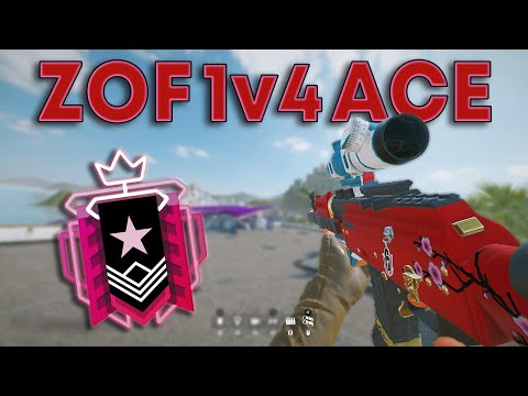 Zof 1v4 Ace (Champion Gameplay) - Rainbow Six Siege