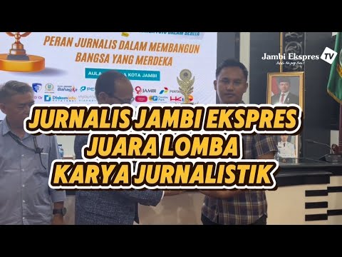 JURNALIS JAMBI EKSPRES JUARA LOMBA KARYA JURNALISTIK PWI 