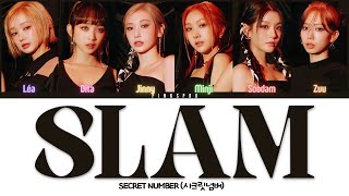 Download lagu SECRET NUMBER (시크릿넘버) SLAM [Color Coded Lyrics | Rom | Han | Eng] mp3