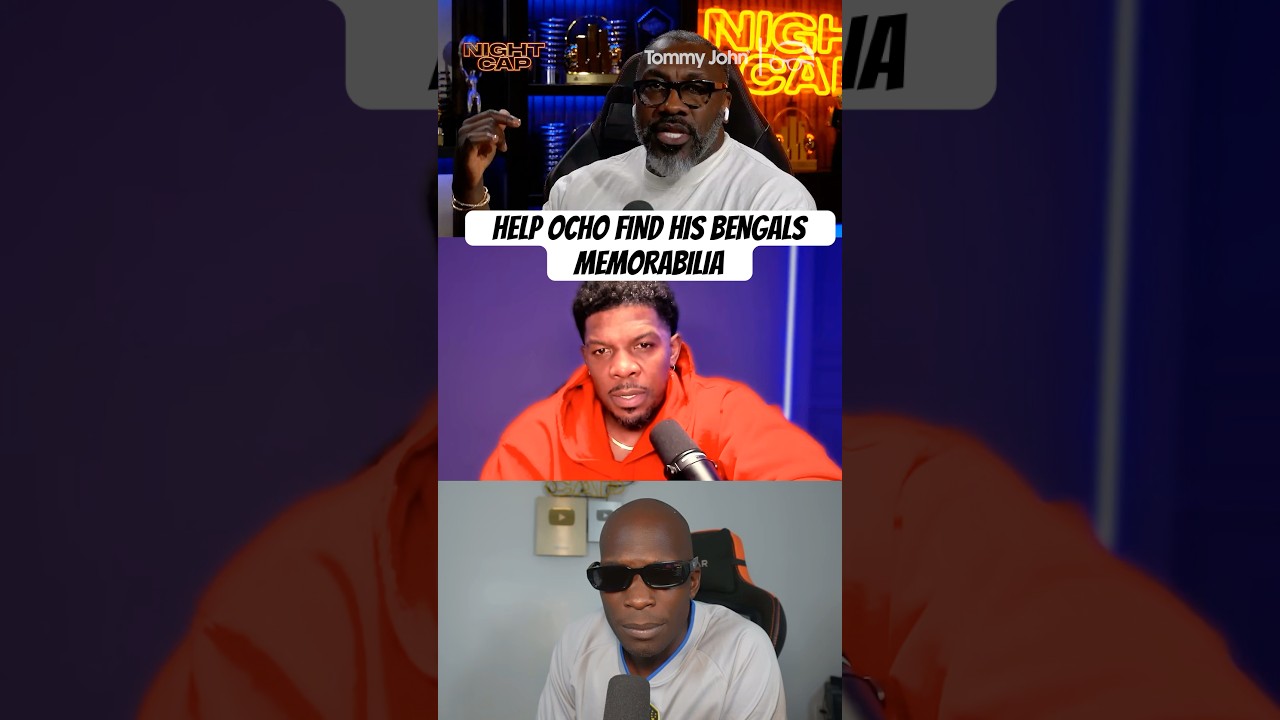 Someone help Ocho retrieve his Bengals memorabilia please. It’s somewhere out there! #Nightcap