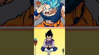 VEGETA EM RELAÇÃO AO GOKU APRENDEU O TELETRANSPORTE EM QUANTOS DIAS? #goku #vegeta #shorts