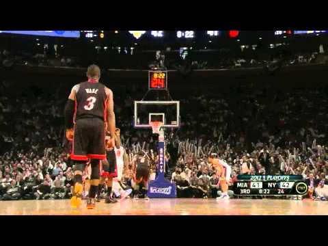 LeBron James 32 points vs New York Knicks full highlights first round game 3 NBA Playoffs 03.05.2012