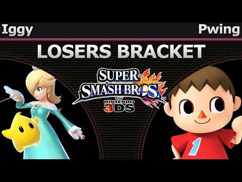 Shockwave Smash 3DS - Iggy (Rosalina) vs Pwing (Villager) - Losers Bracket