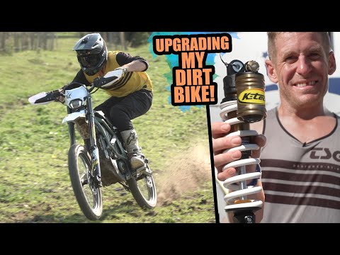 UPGRADING MY ELECTRIC DIRT BIKE WITH INSANE NEW SUSPENSION!