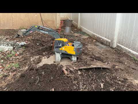 Double E EC160 Norstates Hydraulic Conversion running a duty cycle with nice scale movements.