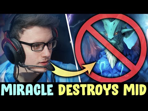 He LAST PICKED vs Miracle on mid and GOT DESTROYED