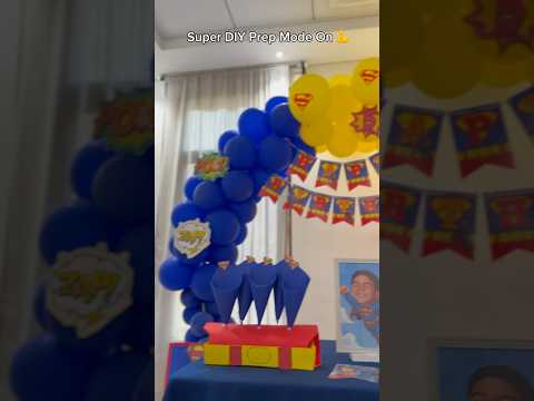Ideas y decoración para la fiesta de Tematica Fiesta Superman