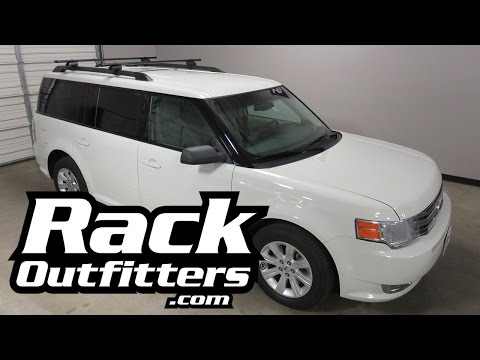 Ford Flex with Yakima TimberLine CoreBar Base Roof Rack Crossbars