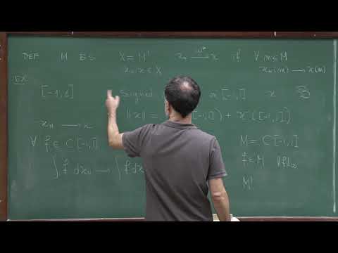 Doctorate program: Functional Analysis - Lecture 24: Weak* topology