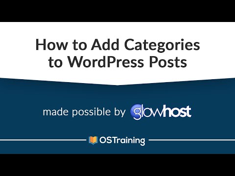 WordPress and Gutenberg 7 How to Add Categories to WordPress Posts