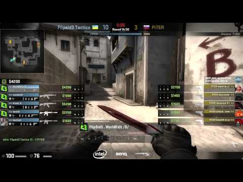 ESL One Katowice 2015 Qualifiers - FlipSid3 Tactics vs. PiTER