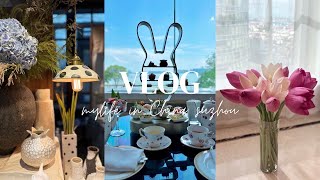 【中国life🌼】夏の風物詩ハスの朝市｜毎月開催!? お洒落な市集｜お手頃アフタヌーンティー紹介🫖