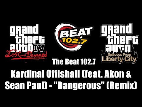 GTA IV: TLaD & GTA: EFLC - The Beat 102.7 | Kardinal Offishall (feat. Akon) - "Dangerous" (Remix)