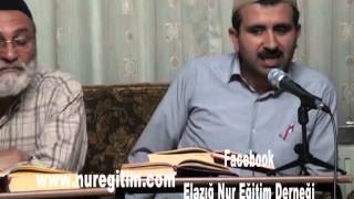 Risale-i Nur Dersi 23. 05. 2013 (Anlatan: Şahin Aslan)