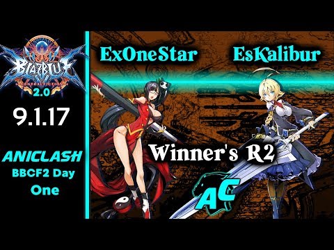 AniClash BBCF2 Day One - ExOneStar (Litchi) vs EsKalibur (Es) Winner's R2 - BBCF 2
