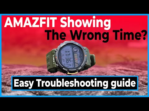 Amazfit Watch Showing Wrong Time? Fix Incorrectly Displayed Time with these simple steps #amazfit