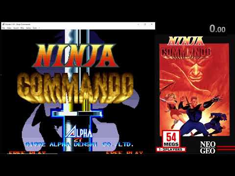 Ninja commando speedrun 12 : 02 min