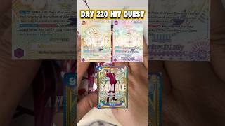 Day 220 hit quest #OnePieceTCG #PackOpening #ChaseCard #RedemptionJourney #ProfitOrLoss #GrandLine