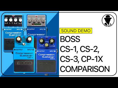 Boss CS-1 Compression Sustainer (Black Label) 1978 - 1982 - Blue image 9