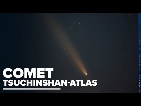 Did you manage to view the rare sighting of Comet A3?