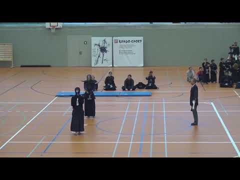 Schweizermeisterschaft Kendo 2018 - Finale U18 - Zeltner vs Geiger