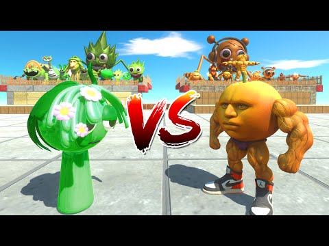 Orange Monster Team vs Green Monster Team - Animal Revolt Battle Simulator