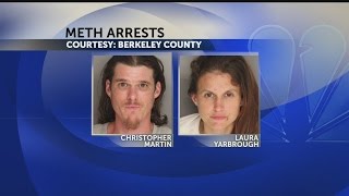 Authorities investigate campsite in Berkeley County, two busted for meth