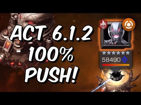 Act 6.1.2 100% Push - World Of Potential - Ultron Chapter - Marvel Contest of Champions
