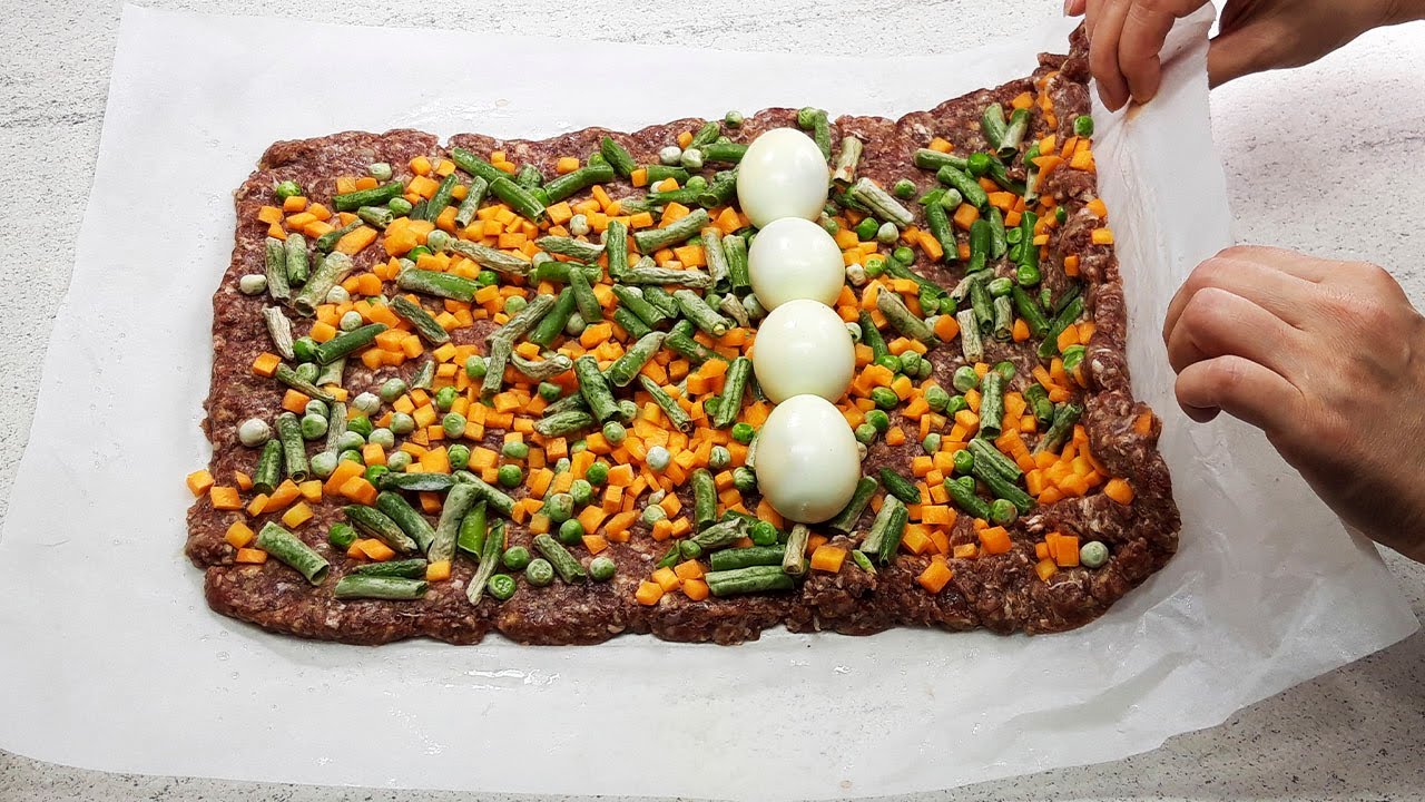 Gefüllter Hackbraten - Einfache Rezepte